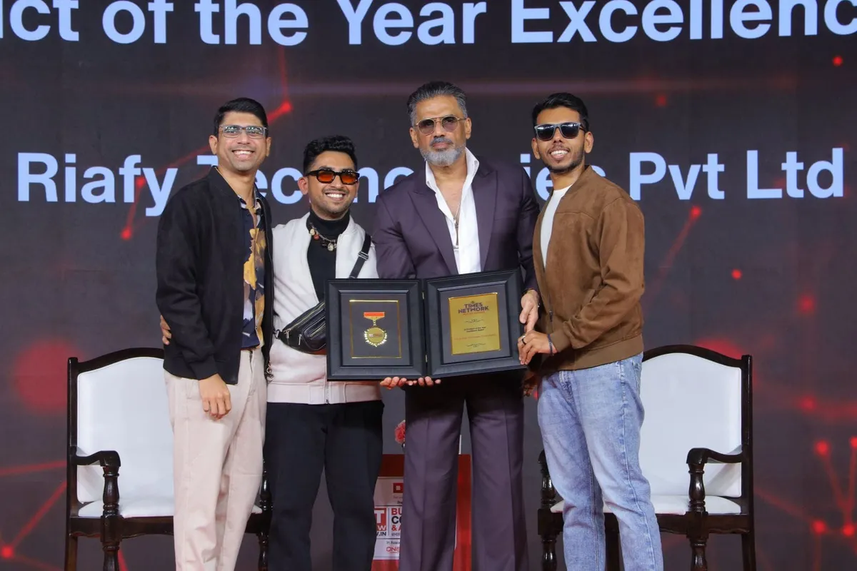 Riafy R10 won the AI Product of the Year - Excellence Award at the ET Business Conclave and Awards 2026.